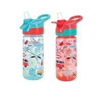 Nuby - Super Quench Vaso De Aprendizaje Bebe Antiderrame - Botella Agua Bebe 540ml Con Asa De Transporte - Vaso Antifugas Reutilizable Color Rosa - Pack De 2 - Ideal Para El Día A Día