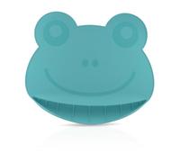 Nuby Sure Grip Miracle Frog Mat, 6+ M, sin BPA, aguamarina