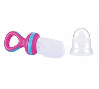 Nuby - The Nibbler - Alimentador Nibbler - Alimentador antiahogo con Redecilla - Rosa - Sin BPA - 6+ meses
