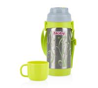 Nuby Thermo Inox Cantimplora Taza Integrada 360ml