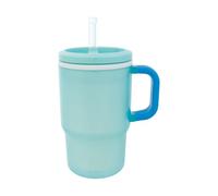 Nuby Thirsty Kids - Vaso aislado pequeño, 10 onzas, más de 18 meses, color aguamarina