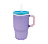 Nuby Thirsty Kids - Vaso aislado pequeño, 10 onzas, más de 18 meses, color morado