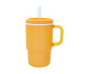 Nuby Thirsty Kids - Vaso aislado pequeño, 10 onzas, más de 18 meses, naranja