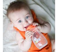 Nuby Tritan Botellas de cuello ancho sin goteo con sistema de aire anticólico: 9 oz/270 ml, paquete de 3, 0 M+, Multi