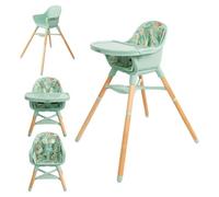 Nuby Trona Evolutiva 4 en 1 Convertible, hasta 27kg, +6 Meses, Verde Salvia