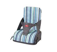 Nuby - Trona Portatil Plegable Para Viajes - Asiento Bebe Elevador Con Almacenamiento Para Botellas Y Pañales - Silla Bebe Con Cojín Suave Impermeable - 6+ Meses - Bolsa De Viaje Multifuncional