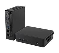 NUC16 PRO AI Mini PC Intel Core Ultra7 356H, gráficos Intel Arc, SSD PCIe M.2 dual, LAN dual 2.5G, Bluetooth 6, Wi-Fi 7, negro, para creación de negocios y contenido (64 GB RAM 4T SSD)