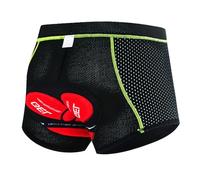 NuCamper Calzoncillos Ciclismo para Hombre Acolchados con elástico 5D Gel Acolchado de Asiento a Prueba de Golpes de Secado rápido Transpirable Calzoncillos