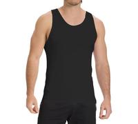 NuCamper Camiseta Reductora para Hombre, Camisetas de Compresión, Chaleco Sin Mangas, Elástica Interiores Body Shaper, Chaleco Abdominal, Faja Cintura Tirantes Hombre para Gym Fitness Entrenamiento
