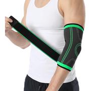 NuCamper Codera Epicondilitis 2 Piezas, Banda de Compresión Ajustable, Codo de Tenista Golfista, Hombre y Mujer, Coderas Deportiva Para Tendinitis Aliviar Dolor Gym Crossfit Levantamiento de Pesas