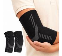 NuCamper Coderas Epicondilitis, Cinta de Codo Tenista y Golfista para Tendinitis Alivio del Dolor Codera de Compresión para Hombre y Mujer Coderas de Deportivas para Tenis Golf Padel Gym Fitness