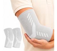 NuCamper Coderas Epicondilitis, Cinta de Codo Tenista y Golfista para Tendinitis Alivio del Dolor Codera de Compresión para Hombre y Mujer Coderas de Deportivas para Tenis Golf Padel Gym Fitness