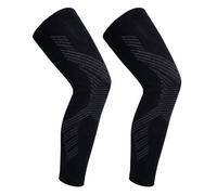 NuCamper Manga de Compresión de Pierna Completa Rodillera Compresión Largas | Silicona Antideslizante Rodillera Ligamento, Soporte Para Desgarro Menisco Artritis, Gym, Tendinitis,Deportiva,Hombre y Mujer