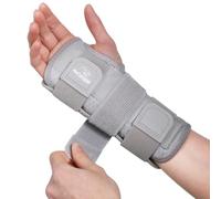 NuCamper Muñequera para Túnel Carpiano,Muñequera ajustable de soporte nocturno con férulas extraíbles para hombres y mujeres Alivio del dolor, Transpirable para Artritis, Tendinitis