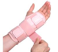 NuCamper Muñequera para Túnel Carpiano,Muñequera ajustable de soporte nocturno con férulas extraíbles para hombres y mujeres Alivio del dolor, Transpirable para Artritis, Tendinitis