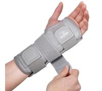 NuCamper Muñequera para Túnel Carpiano,Muñequera ajustable de soporte nocturno con férulas extraíbles para hombres y mujeres Alivio del dolor, Transpirable para Artritis, Tendinitis