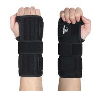 NuCamper Muñequera para Túnel Carpiano,Muñequera ajustable de soporte nocturno con férulas extraíbles para hombres y mujeres Alivio del dolor, Transpirable para Artritis, Tendinitis