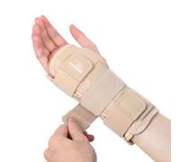 NuCamper Muñequera para Túnel Carpiano,Muñequera Ajustable de Soporte Nocturno con Férulas Extraíbles para Hombres y Mujeres Alivio del Dolor,Transpirable para Artritis, Tendinitis