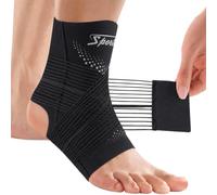NuCamper Tobillera para Esguince - Tobilleras de Compresion Para Hombre y Mujer Ofrece Soporte y Compresión Tobilleras Deportiva Ajustable para Fascitis Plantar Recuperación de Lesiones, Ambos Pies