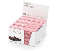 nucao Barrita Superfood Vegana & Orgánica - Chocolate vegana crujiente con Semillias de Cáñamo & Cacao Crudo | Baya (16) | Paleo | Low Carb | Clean Eating | Raw |