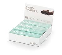 nucao - Coco Canela - Barra-Superfood Innovadora con Semillas de Cáñamo & Cacao-Crudo - Low Carb - Vegano - Orgánico - Clean Eating - Paleo - Estuche de 8 - Hecho en Alemania