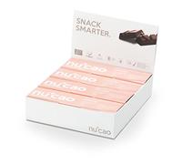 nucao - Espresso - Barra-Superfood Innovadora con Semillas de Cáñamo & Cacao-Crudo - Low Carb - Vegano - Orgánico - Clean Eating - Paleo - Estuche de 8 - Hecho en Alemania