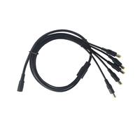 Nucelit 1 cable divisor de alimentación hembra a 2/3/4/5/8/10 macho de 2,5 x 5,5 mm para cámara CCTV, accesorios DVR, tira de luz LED