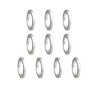 Nucelit 10 lotes de arandelas de bielas de fácil instalación, espaciadores de ajuste para ciclismo, peso ligero