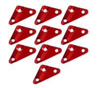 Nucelit 10 tensores de cuerda para tienda de campaña, tensores de línea, gancho de apriete de hebilla fija, tensor de línea tensor de tienda de campaña, ajustador de hebilla