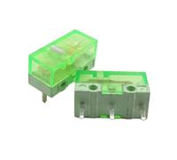 Nucelit 2 interruptores Huano de 120 millones de clics, juego de 3 pines para botón de computadora, personalizables