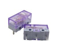 Nucelit 2 interruptores Huano de 120 millones de clics, juego de 3 pines para botón de computadora, personalizables