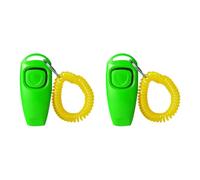 Nucelit 2 silbatos para entrenamiento de perros con correa de muñeca para comandos eficaces y control de comportamiento para interiores y exteriores