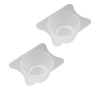 Nucelit 2 vasos purificadores de filtro de pintura para aerógrafos con pantalla de metal, colador de aerógrafos para varios modelos, pintura, tarea, colador de pintura