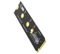 Nucelit Adaptador NVME a SFF 8612 de alta velocidad compatible con PCIe4.0 para acelerador de datos de transferencia rápida de datos