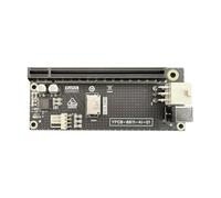 Nucelit Adaptador PCIe 4X de ancho de banda SFF8611 con diseño de ahorro de espacio y fácil instalación en procesador PCIe