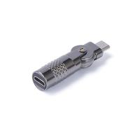 Nucelit Adaptador USB hembra a macho giratorio de 90 grados para cargar teléfonos, tabletas, cámaras, adaptador USB de datos de 480 Mbps
