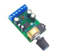 Nucelit Amplificador de sonido Amplificador estéreo de 1,8 V a 12 V, entrada de salida de sonido adecuada para altavoces, módulo de doble canal