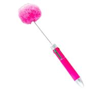 Nucelit Bolígrafo multicolor con cuentas, 4 colores en 1, retráctil, multicolor, para escribir, anotar, marcar, adecuado para estudiantes y trabajadores de oficina