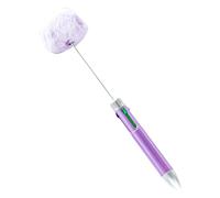 Nucelit Bolígrafo multicolor con cuentas, 4 colores en 1, retráctil, multicolor, para escribir, anotar, marcar, adecuado para estudiantes y trabajadores de oficina