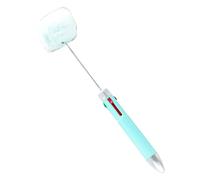 Nucelit Bolígrafo multicolor con cuentas, 4 colores en 1, retráctil, multicolor, para escribir, anotar, marcar, adecuado para estudiantes y trabajadores de oficina