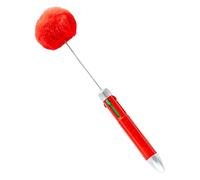 Nucelit Bolígrafo multicolor con cuentas, 4 colores en 1, retráctil, multicolor, para escribir, anotar, marcar, adecuado para estudiantes y trabajadores de oficina