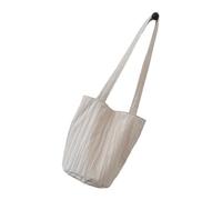 Nucelit Bolso de mano casual de gran capacidad para las axilas con asa de fácil transporte para los compradores y uso diario, beige