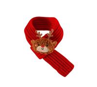 Nucelit Bufanda de punto con diseño de animales de Navidad, para invierno, para perros, gatos, 3 L, tela suave, bufanda para mascotas