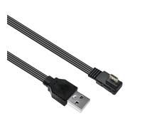 Nucelit Cable adaptador USB 2.0 a USB de 5 pines macho a macho para carga rápida e intercambio de datos para varios dispositivos, cable de alimentación para juegos