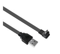 Nucelit Cable adaptador USB 2.0 a USB de 5 pines macho a macho para carga rápida e intercambio de datos para varios dispositivos, cable de alimentación para juegos
