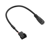Nucelit Cable de enlace de ventilador de computadora de 4 pines para refrigeración de marco de acceso y optimización de suministro eléctrico externo, conexión de alimentación de corriente directa