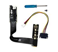Nucelit Cable de extensión de gráficos PCIe4.0 a M NVMe, cable de extensión flexible para 2230 2242 2260 2280, accesorios gráficos para juegos
