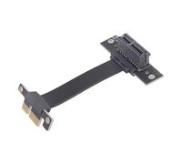 Nucelit Cable de extensión flexible PCIE3.0 para colocación de hardware ajustable, mejora la refrigeración y la gestión del espacio en el cable de extensión de tarjeta GPU