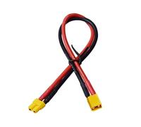 Nucelit Cable de extensión XT30 de 30/100 cm, cable de silicona de 14 AWG, para modelos de aviones, coches, barcos, fuente de alimentación