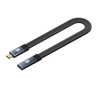 Nucelit Cable extensor USB C macho a hembra, soporta carga de 100 W y transferencia de datos de 20 Gbps para varios dispositivos, cable de extensión USB C